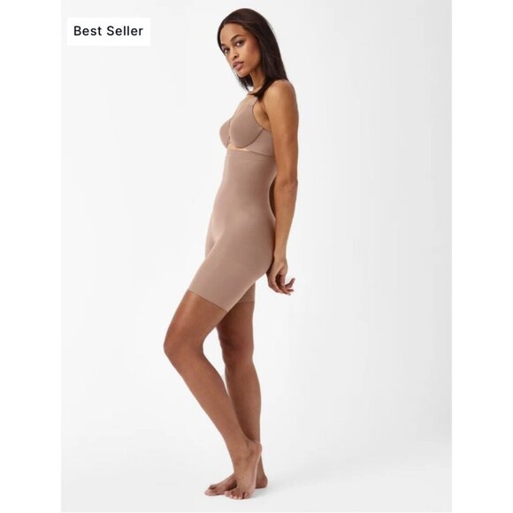 New SPANX Higher Power Short XL in Cafe Ua Lait - Picture 4 of 9